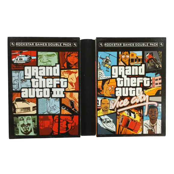 Lot of 2 Grand Theft Auto San Andreas / GTA III & Vice City The Xbox Collection - Picture 6 of 16